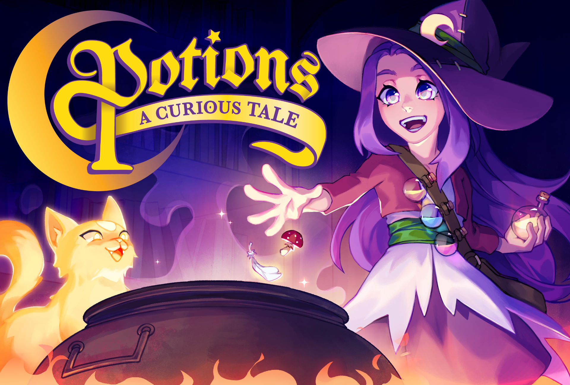 Potions: A Curious Tale Key Art